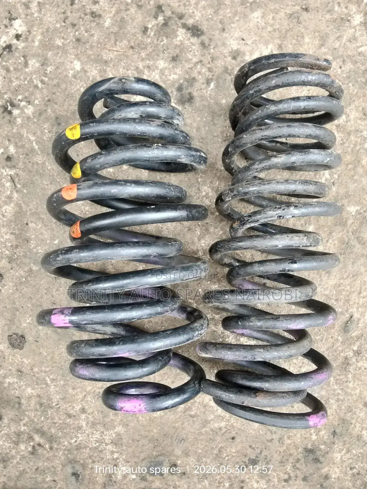 Original Ex Japan Nissan Teana Front and Rear Heavy Duty Coil Springs