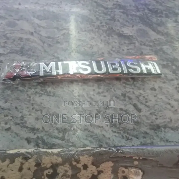 Mitsubishi Cars Rear Nameplate
