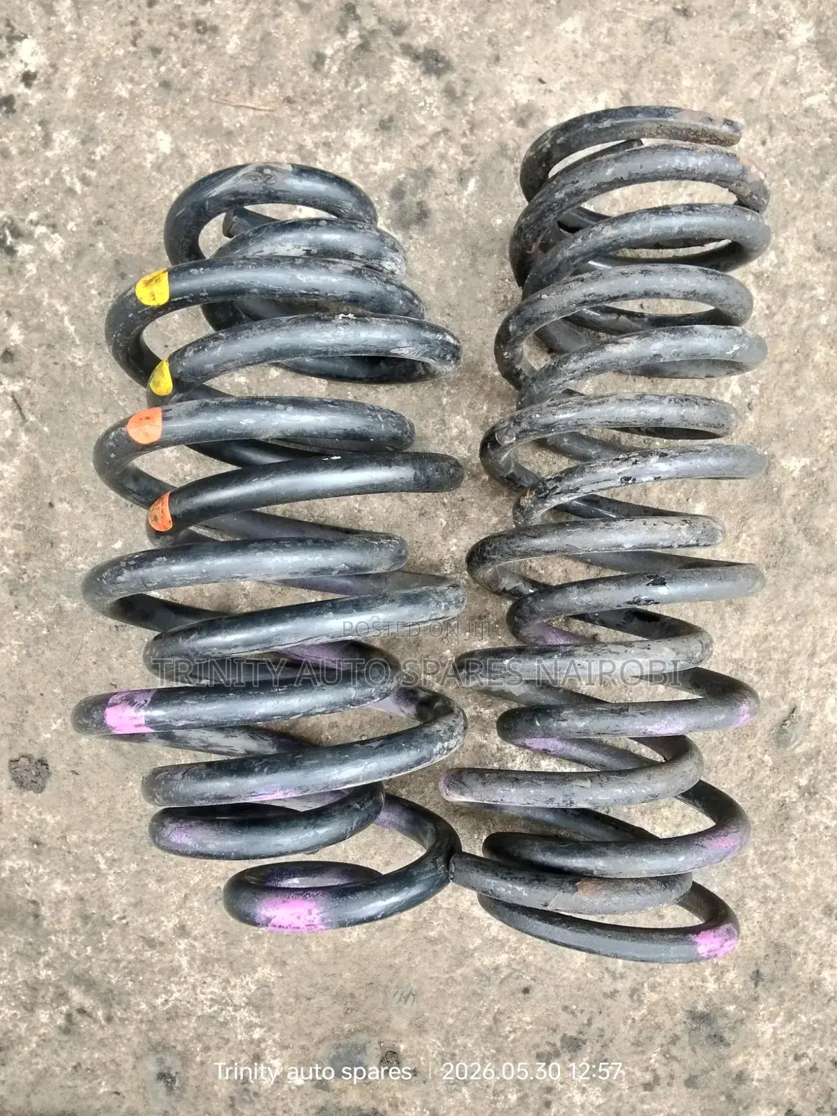 Original Ex Japan Nissan Teana Front and Rear Heavy Duty Coil Springs