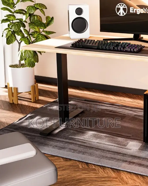 Office Desk; 1.4 Meters Electric Ergonomic Adjustable Table Desk