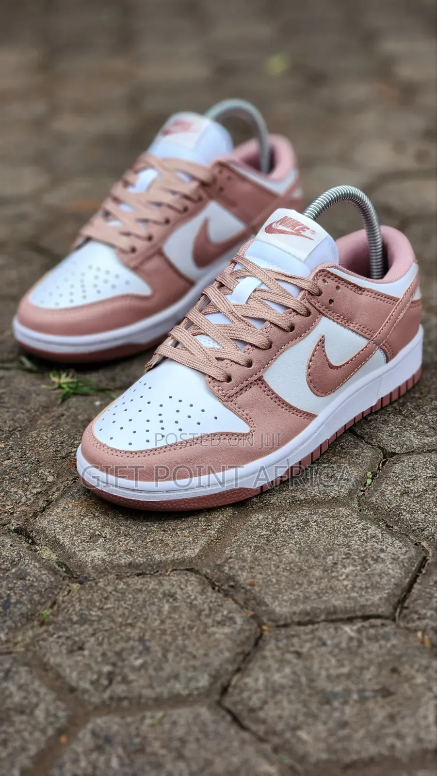 Nike Dunk Low Rose Whisper Sneakers for Ladies