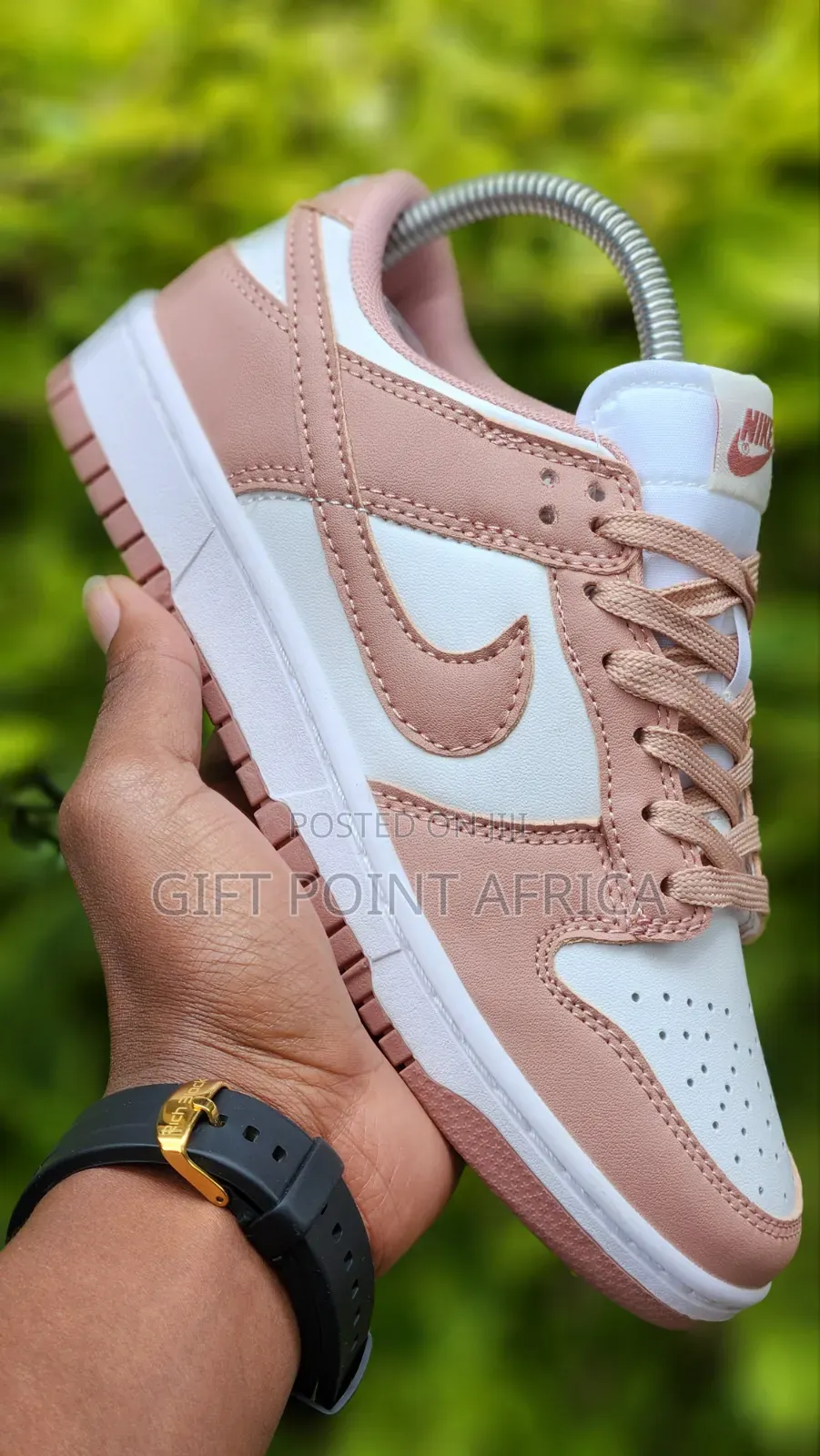 Nike Dunk Low Rose Whisper Sneakers for Ladies