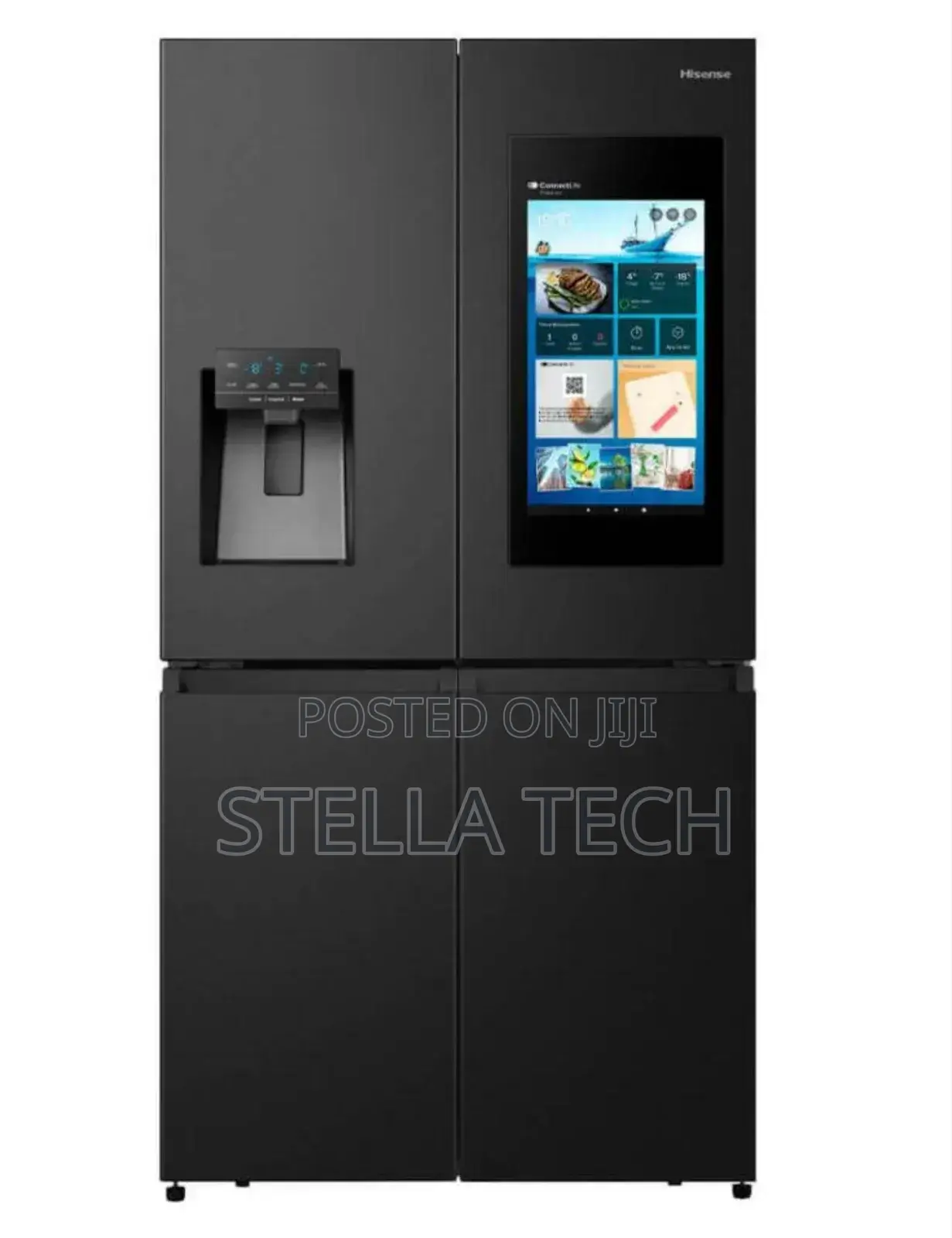 Hisense Fridge 538 Liters 4-Door Smart Screen