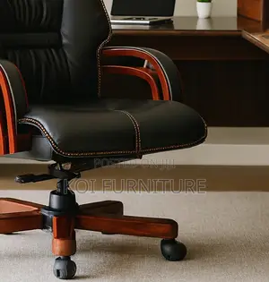 Office Chairs; Leather Executive Reclining Senior Office Chair