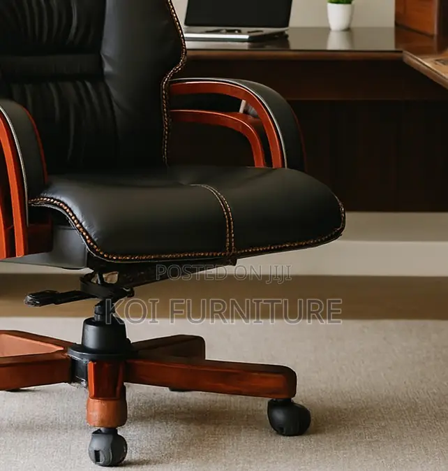 Office Chairs; Leather Executive Reclining Senior Office Chair