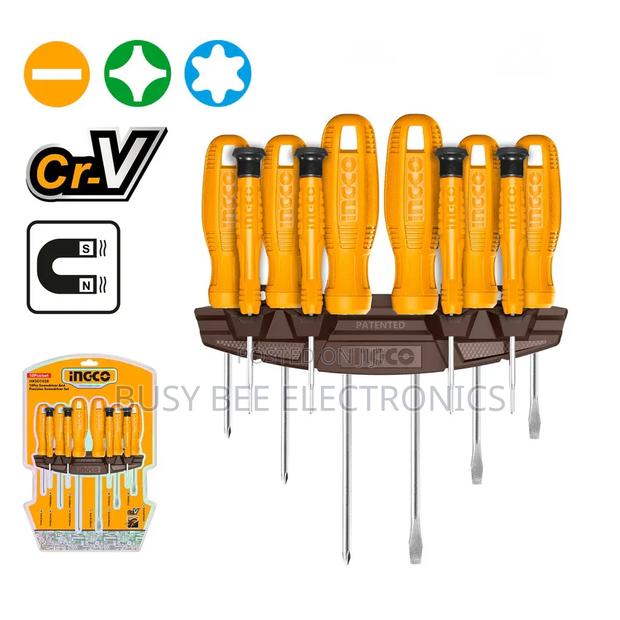 Ingco 10 PCS Screwdriver and Precision Screwdriver Set - main view