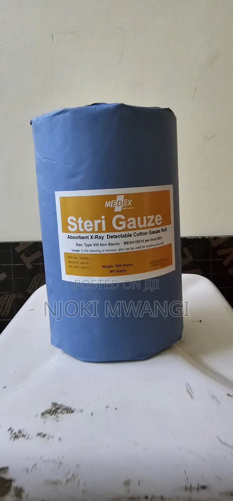 X-Ray Detectable Gauze Roll 1.5kg