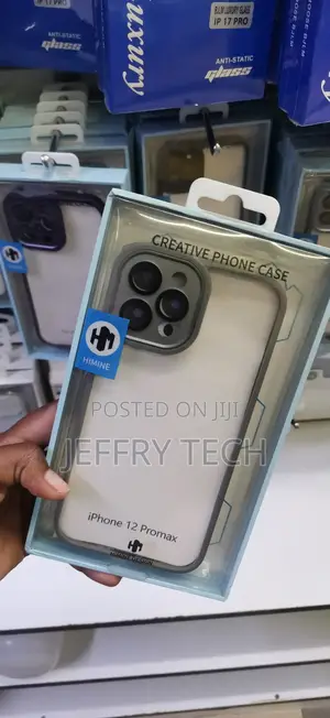 iPhone 12 Pro Max Colored Bumper Translucent Back Panel