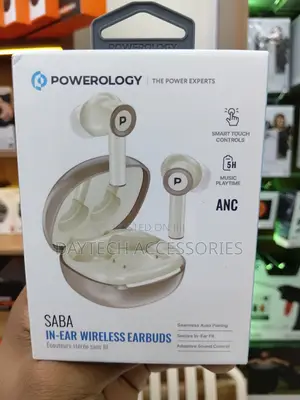 Powerology in-Ear Wireless Earbuds Saba Bluetooth Headphones.