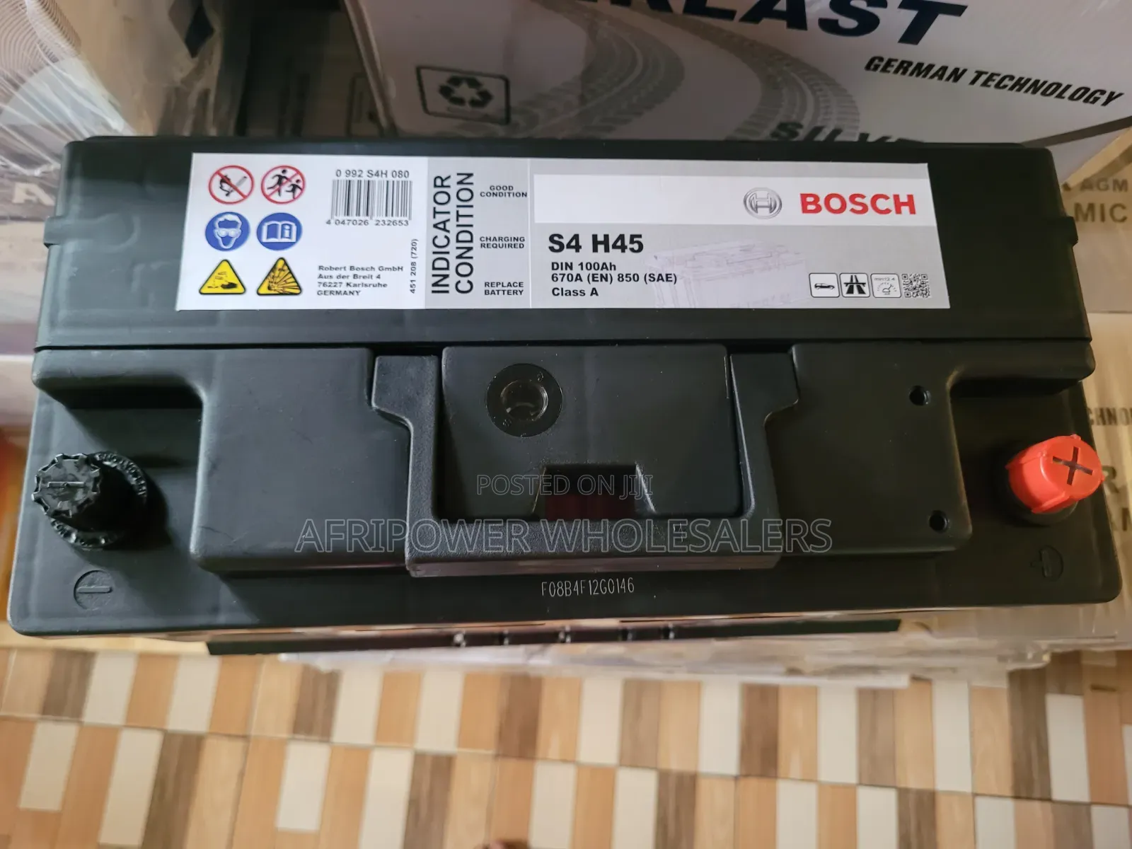 Din 100/ 100ah Bosch Battery