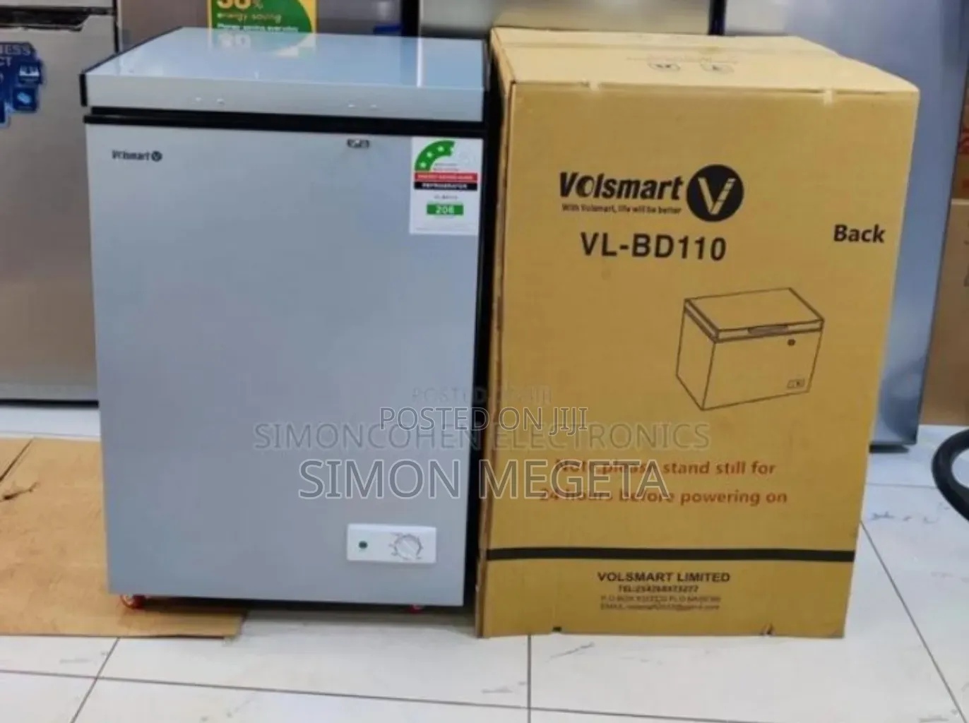 Bcd110l Freezer-Volsmart 110l Freezer