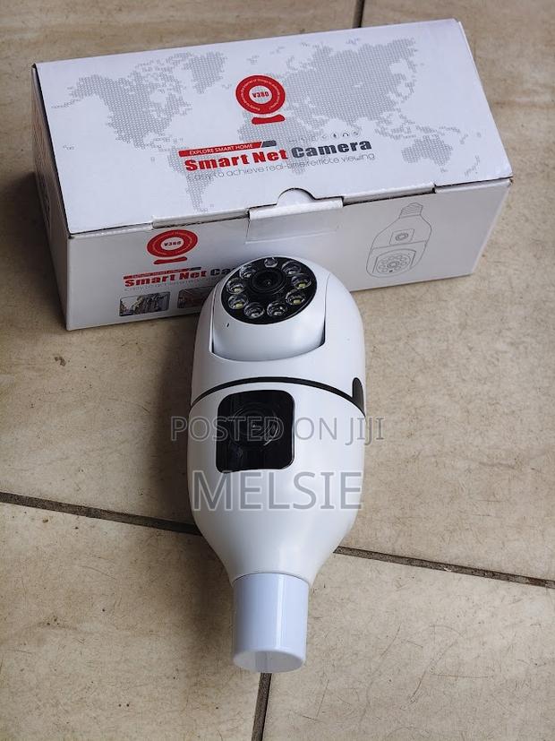 Dual Lens Bulb Camera With Two Way Audio App Control
