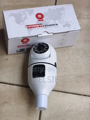 V380 Pro Dual Lens Bulb Camera Wireless PTZ Security CCTV