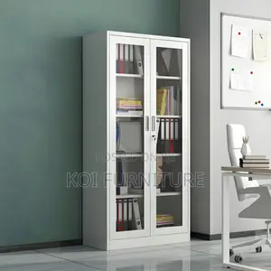 Office Cabinet; Two Doors Cabinet With Adjustable Shevles
