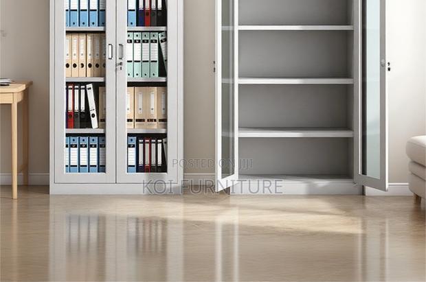 Office Cabinet; Two Doors Cabinet With Adjustable Shevles - thumbnail 3