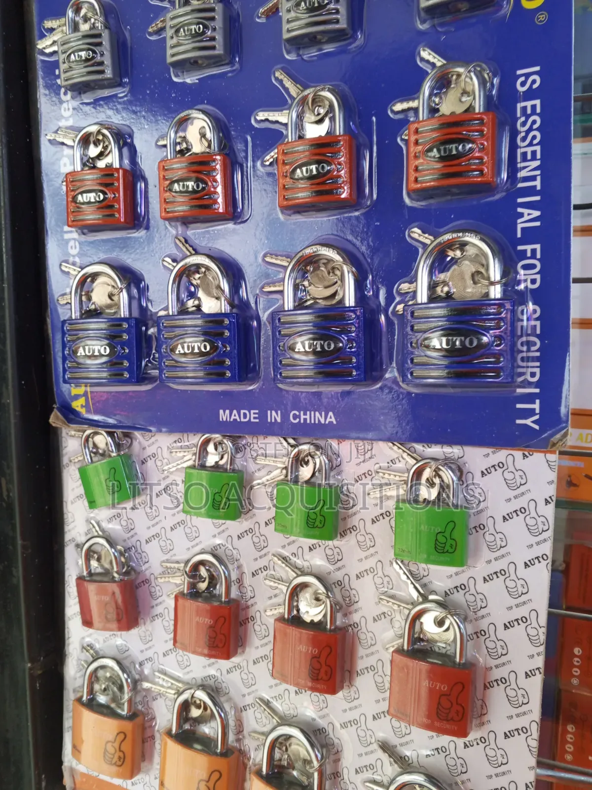 Small to Big Padlock Set