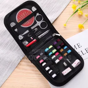 Portable 27-piece Sewing Kit Needle Thread Travel Box