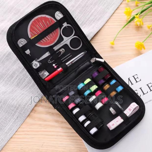 Portable 27-piece Sewing Kit Needle Thread Travel Box - thumbnail 3