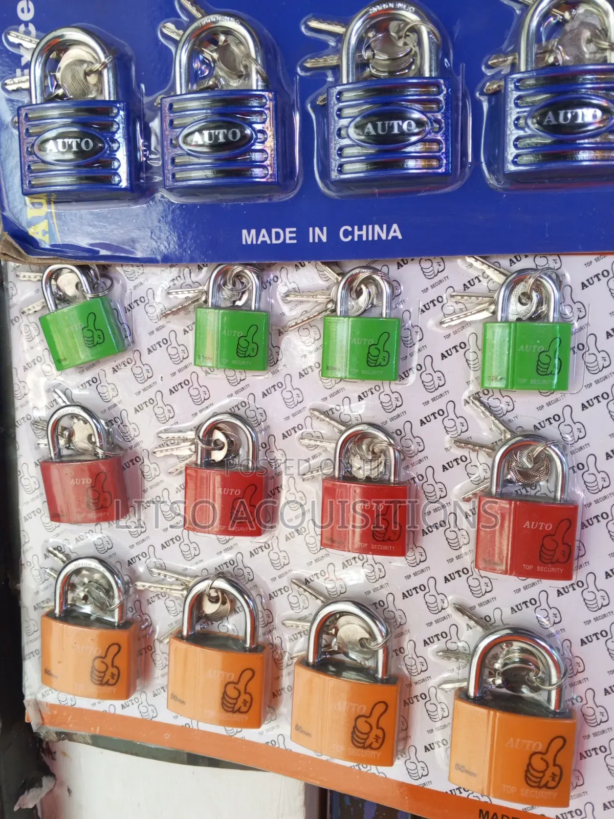 12 Pieces Set Padlock