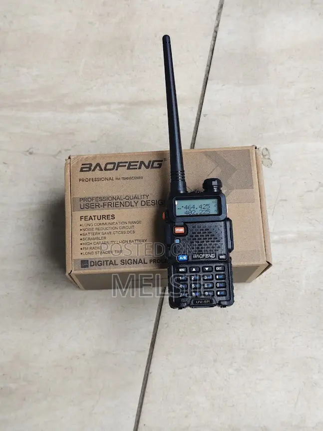 Original Baofeng Uv-5r Walkie Talkie With Charger