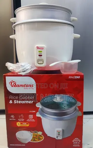 Ramtons Rice Cooking Machine/2.8l Rice Cooker/Steamer