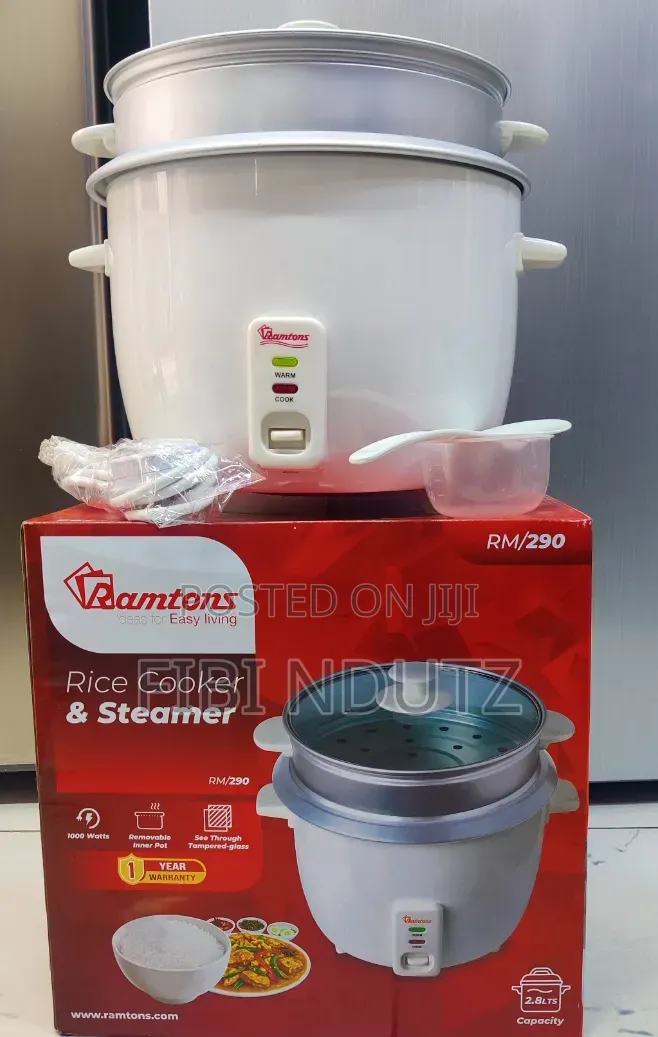 Ramtons Rice Cooking Machine/2.8l Rice Cooker/Steamer