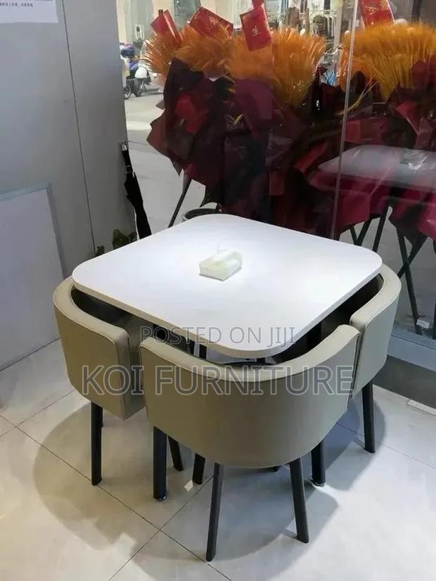 Dining Set; Four Seaters Square Dining Set - thumbnail 3