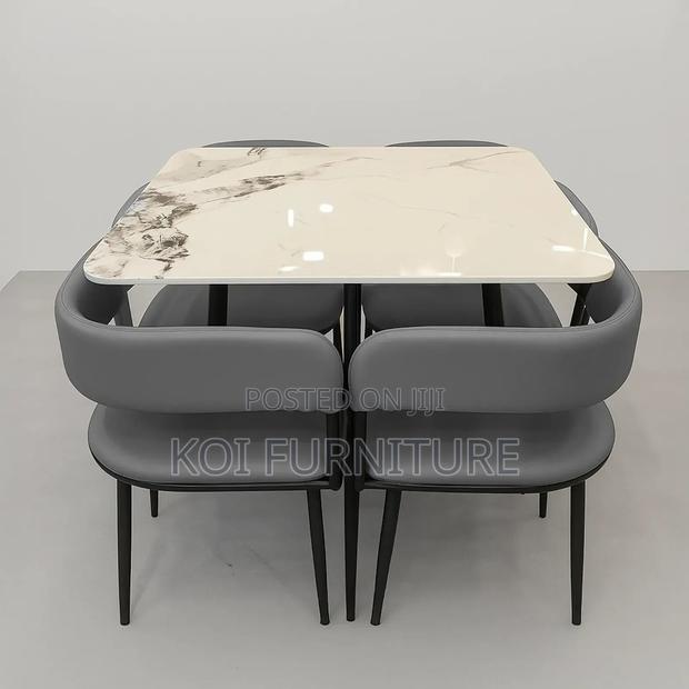Dining Set; Four Seaters Square Dining Set - thumbnail 4