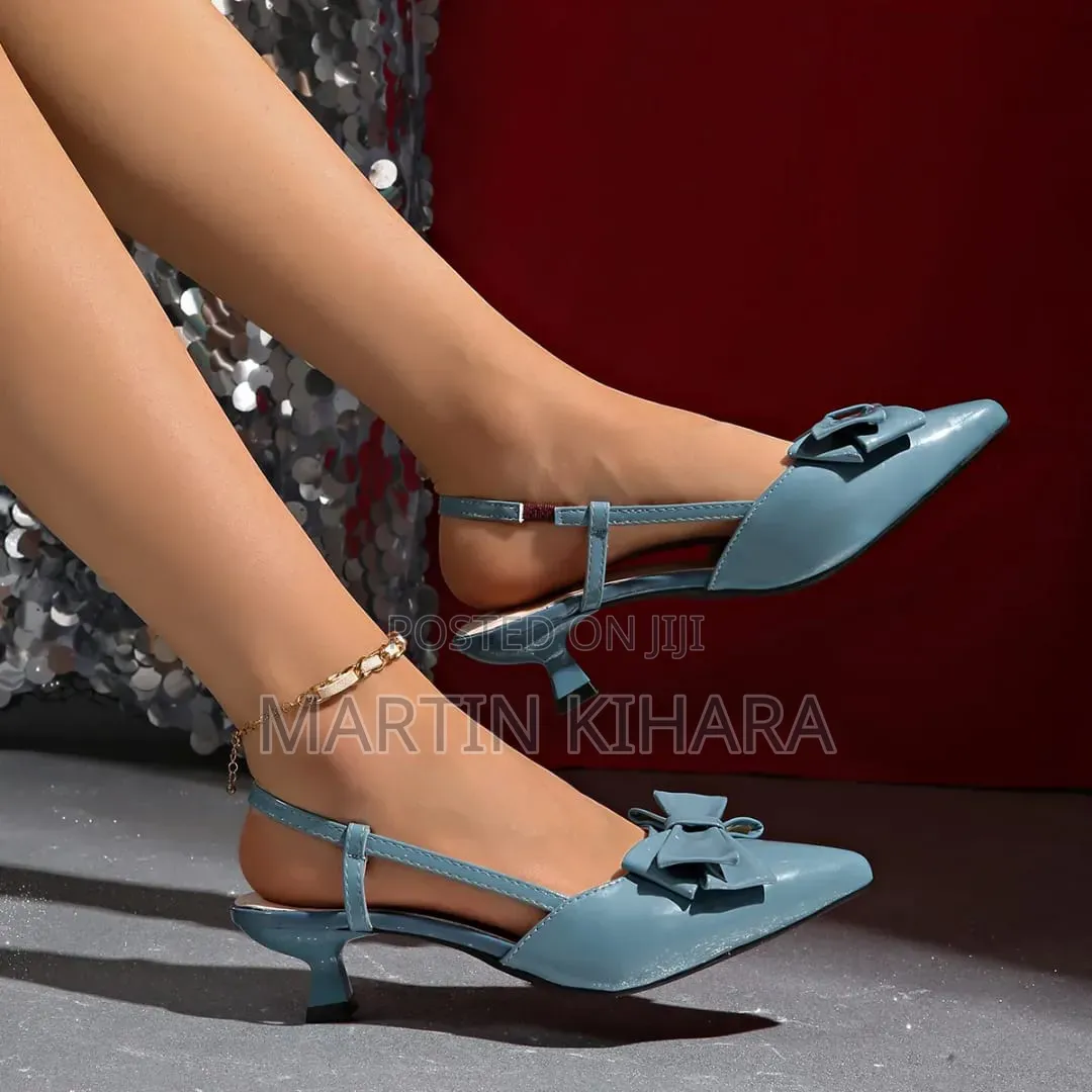 Bowtie Low Heels (Size 36-42)