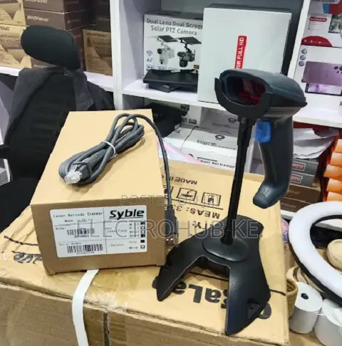 Syble Xb-2055 Wired Laser Barcode Scanner for Business