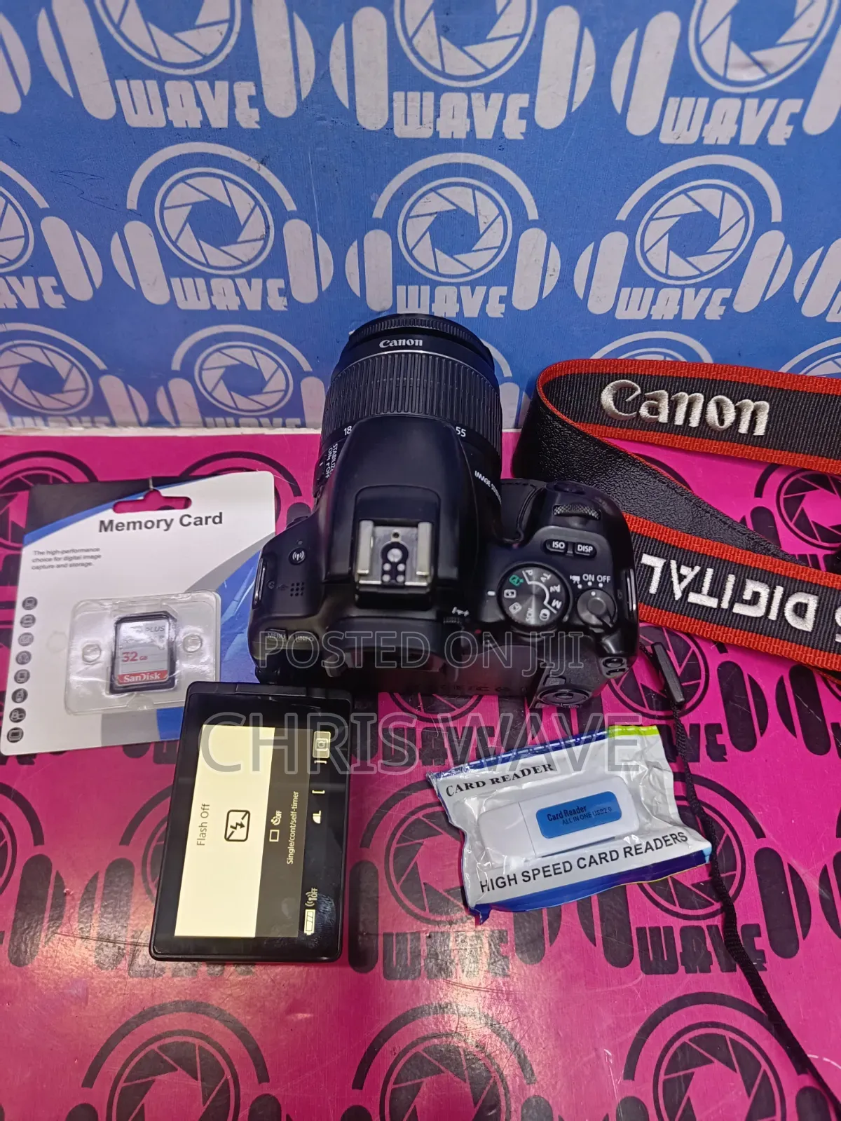 Canon 200d Camera With 24megapixel,Flip Screen And Wi-fi