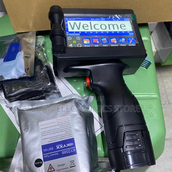 Text Qrcode Barcode Date Time Logo Batchnumber Handheld Inkjet Printer