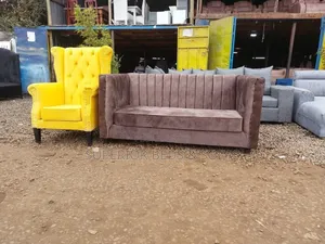 Brown 3-Seater Sofa