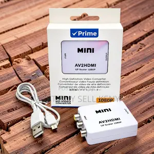 Seamless Connection Av2hdmi Audio,Video Converter With 1080p Up Scaler