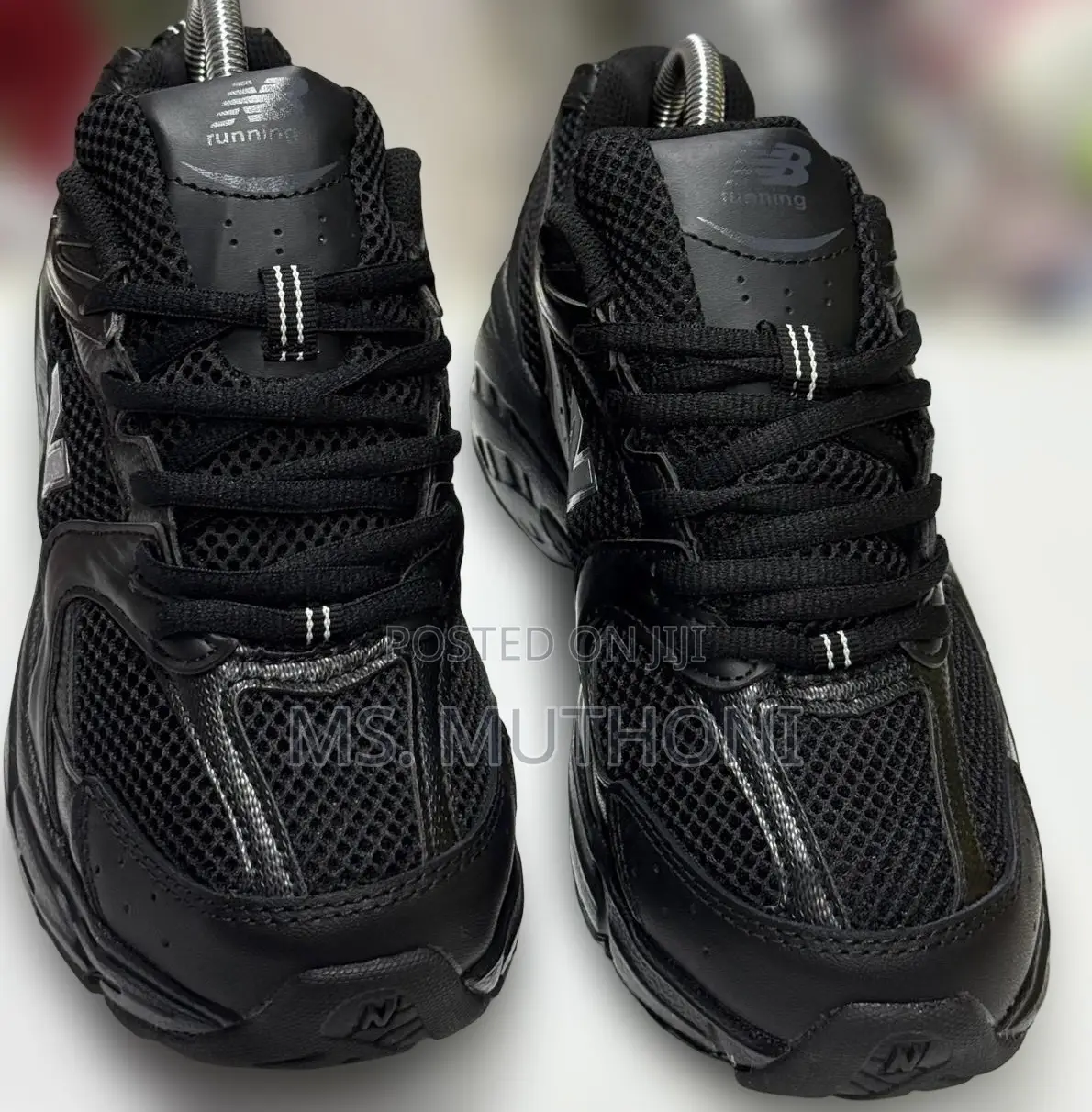 Triple Black New Balance 530 Lifestyle Running Sneaker Size 36-44