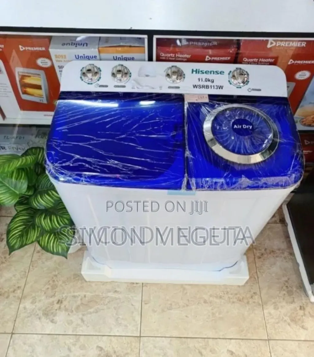Newly Restocked Hisense 11kg Twin Tab Washing Machine