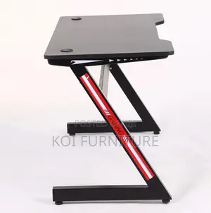 Office Desk; Computer Gaming Desk With Led Lights
