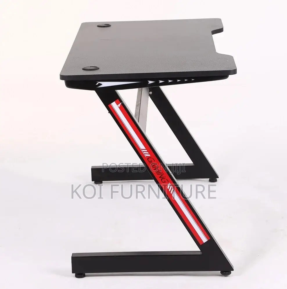 Office Desk; Computer Gaming Desk With Led Lights