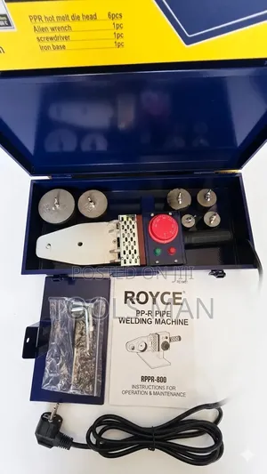 Royce RPPR-800 PPR Pipe Welding Machine Hot Melt Kit.