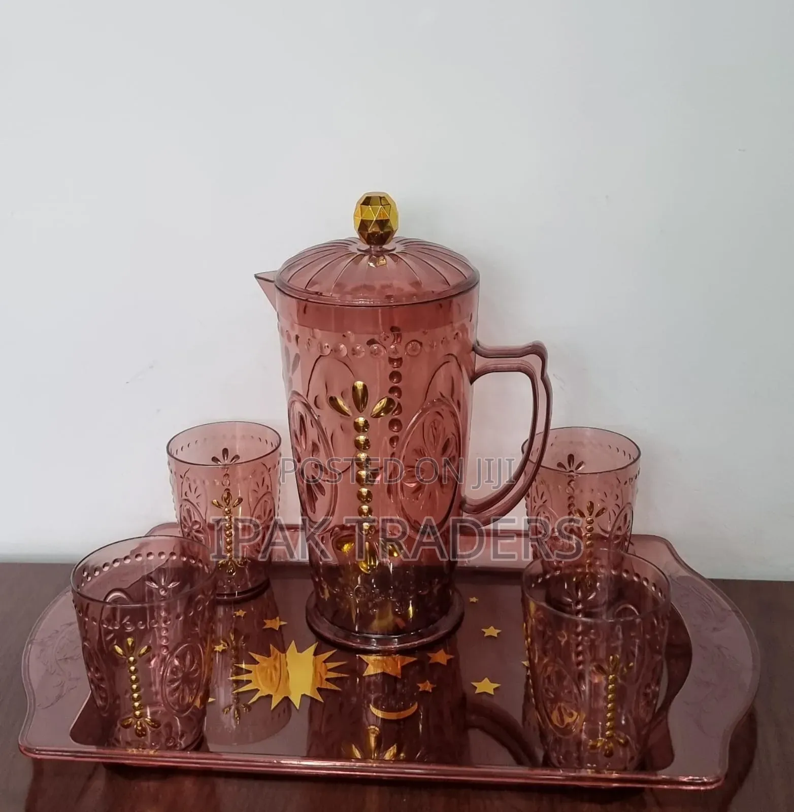 Acrylic Water Sets Available in 3 Designs
