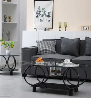 Glass Table: Economical Glass Coffee Table With Compartments