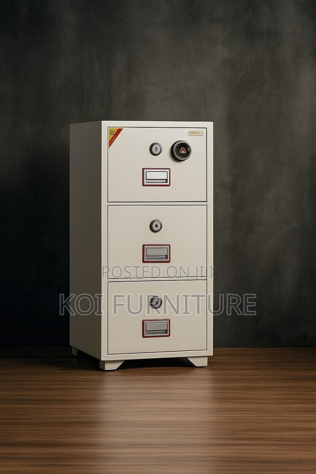 Office Safe; Executive Safe With Three Drawer Lock