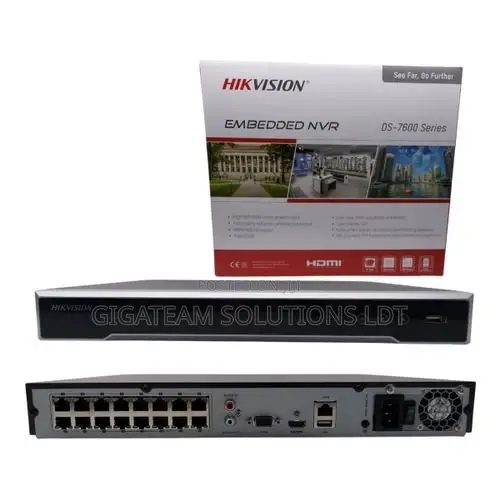 Hikvision 16 Channel Poe Network Video Recorder 7616ni-Q2/16p (Nvr)