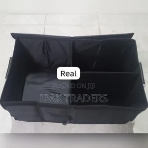 60x35x30cm Heavy Duty 3 Partition Foldable Car Boot Organizer