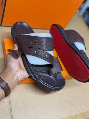 Endie Brand Leather Strap Sandals.