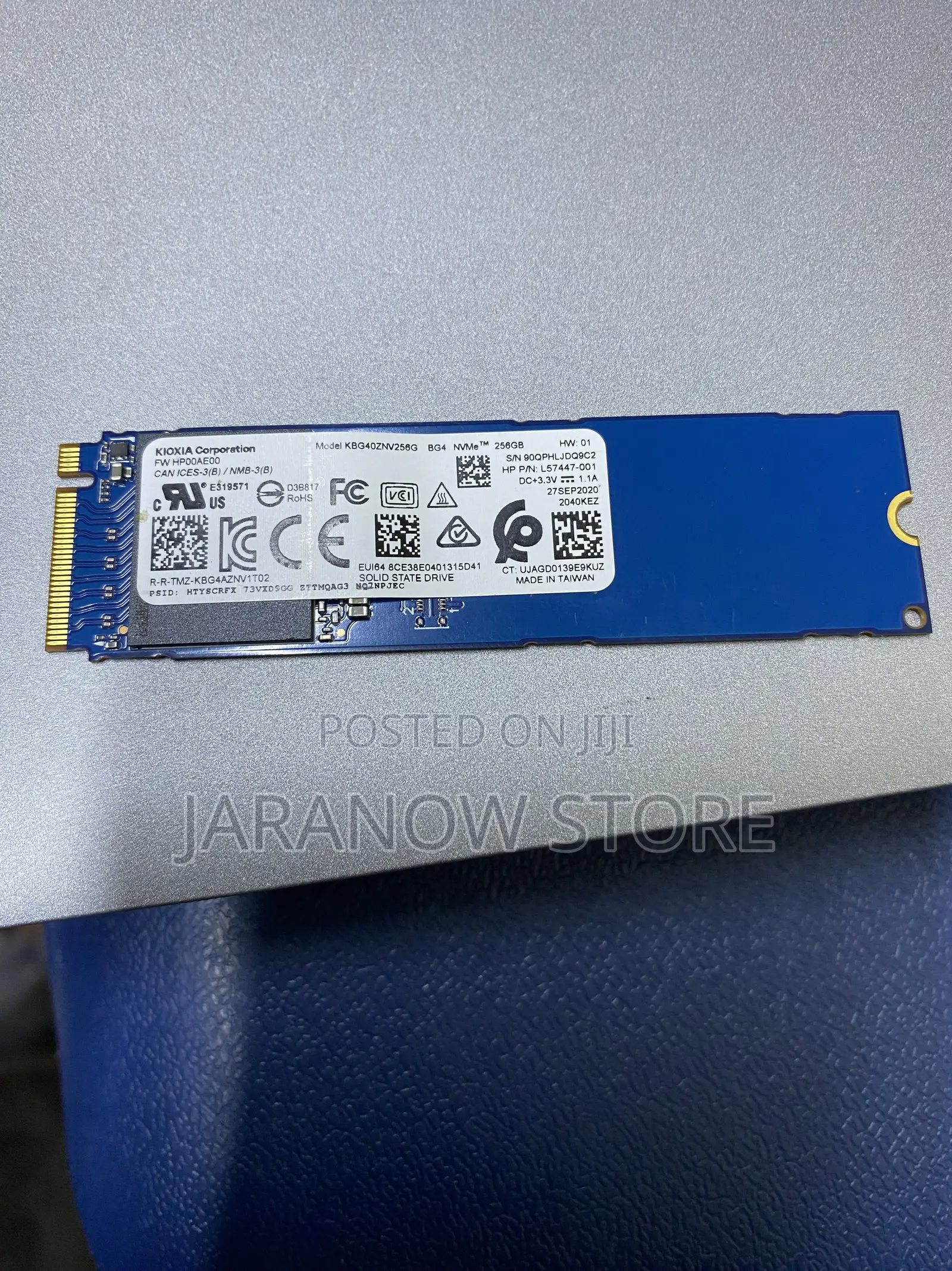 Kioxia(Toshiba) 256gb M.2 Nvme SSD-Fast Laptops and Desktop Storage