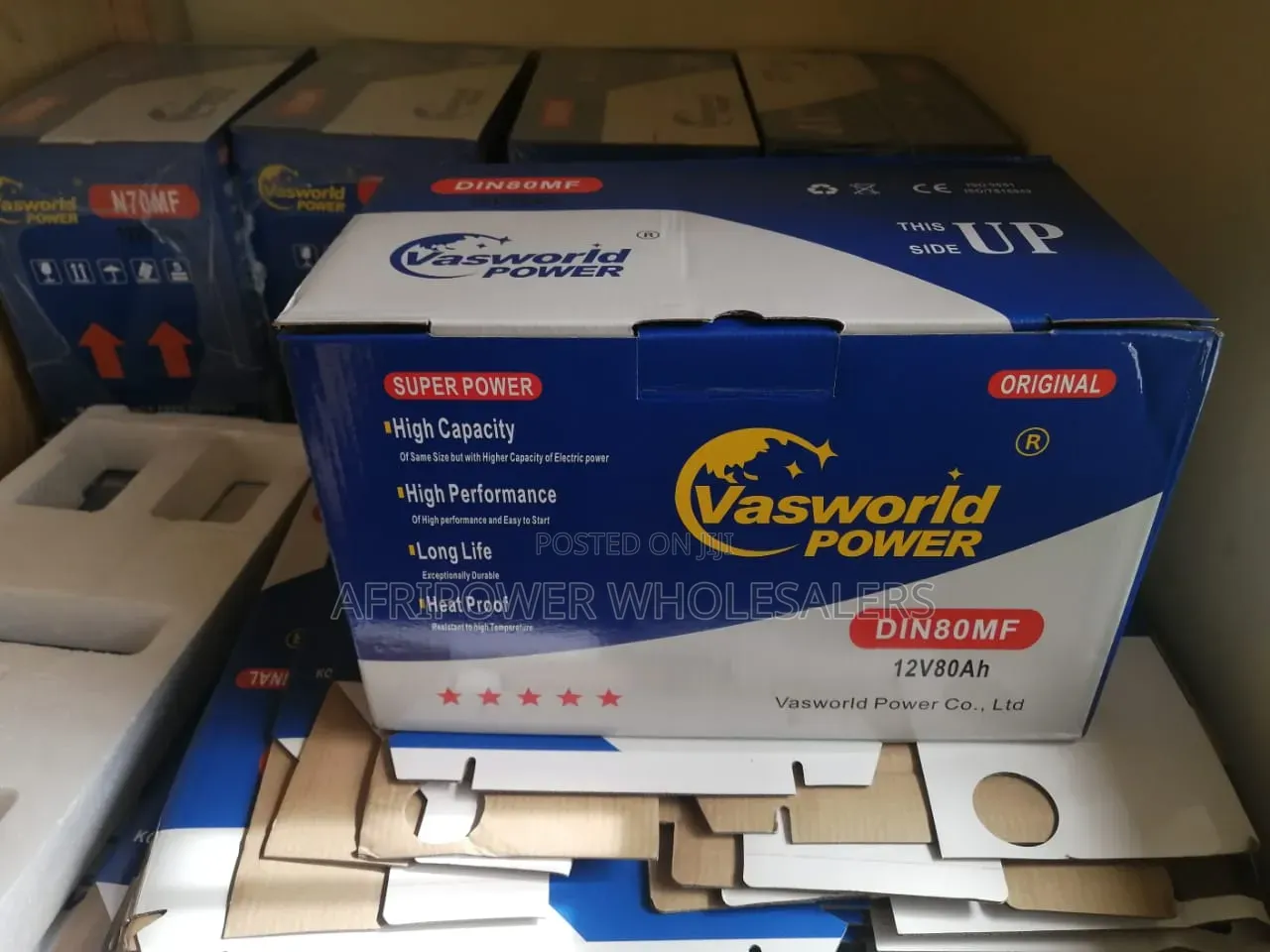 Vasworld Din 80 Car Battery Mf