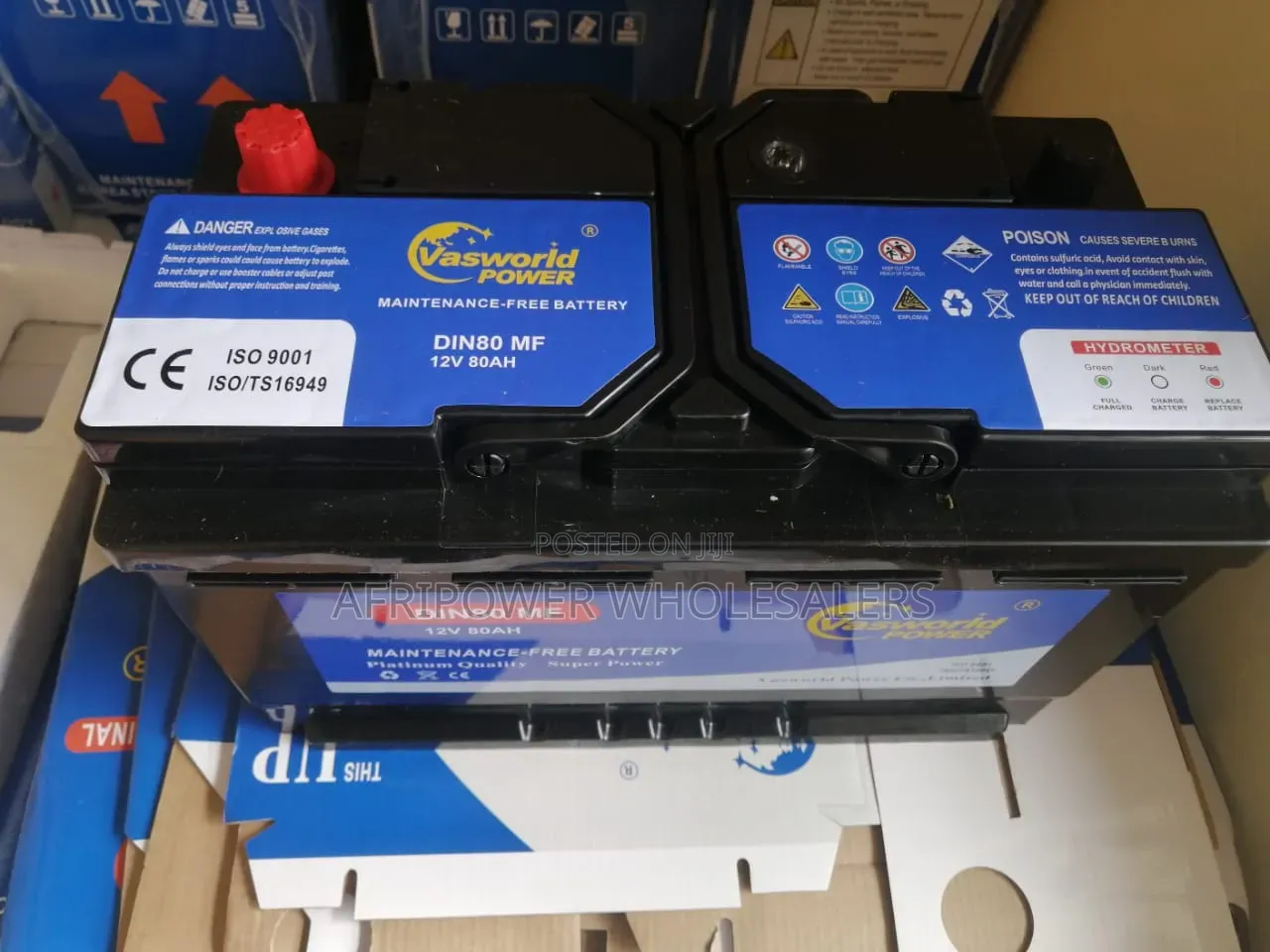Vasworld Din 80 Car Battery Mf