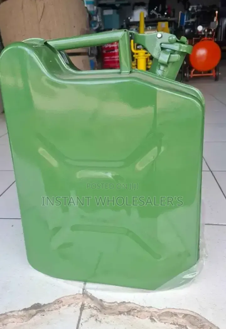 Metallic Safe Fuel Jericans