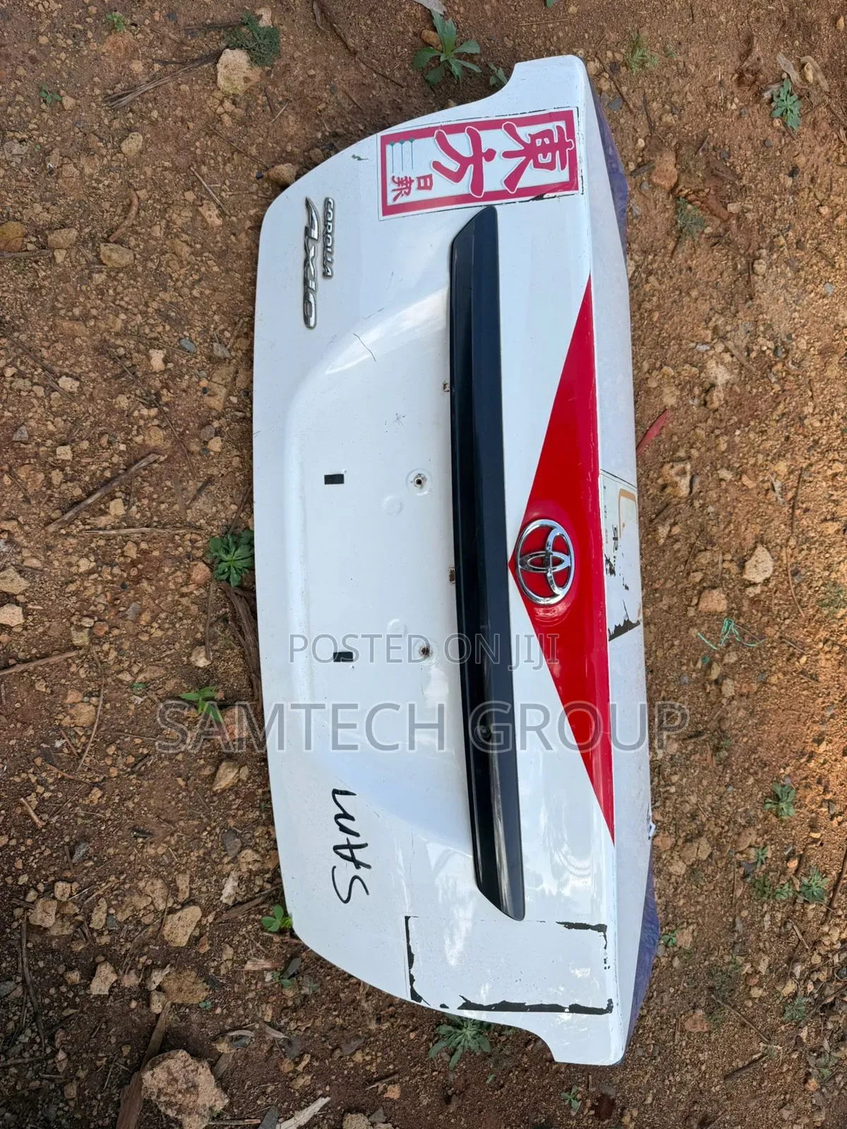 Toyota Axio Rear Boot Door X-Japan
